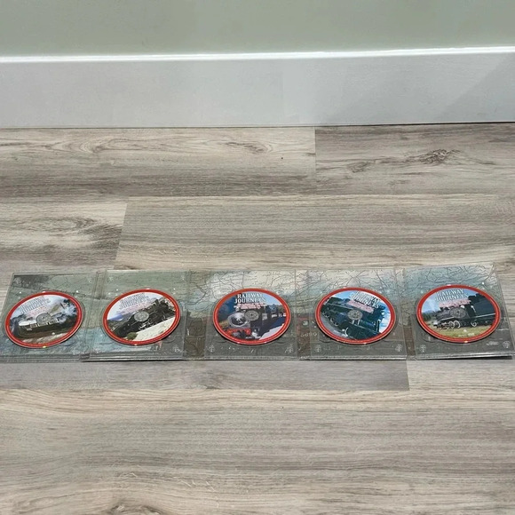 Railway Journeys: The Vanishing Age of Steam DVD 5-Disc Set 2005 Train History - Picture 2 of 11